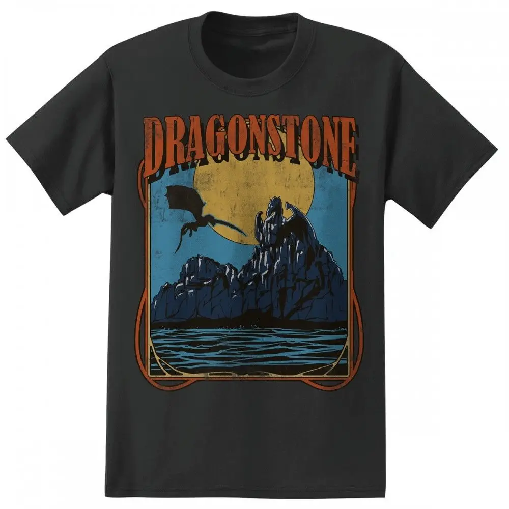 Игра престолов DRAGONSTONE DRAGON Футболка NWT Лицензированная и официальная редкая!