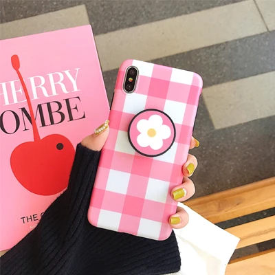 From Jenny кашпо для цветов Xs Max мобильного телефона в виде ракушки XR упрощенный около 6/6 спуса/7/8 plus силикагель мягкий чехол для iPhone X - Цвет: Розовый