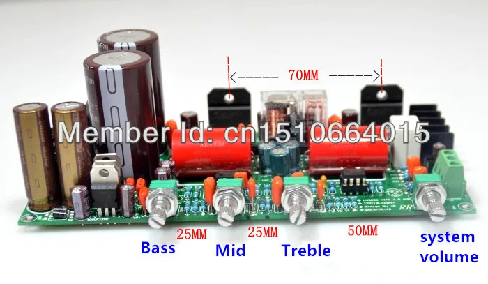 Комплект для сборки lm3886 2 0 amp усилитель мощности ne5532 предусилитель цепь фильтра