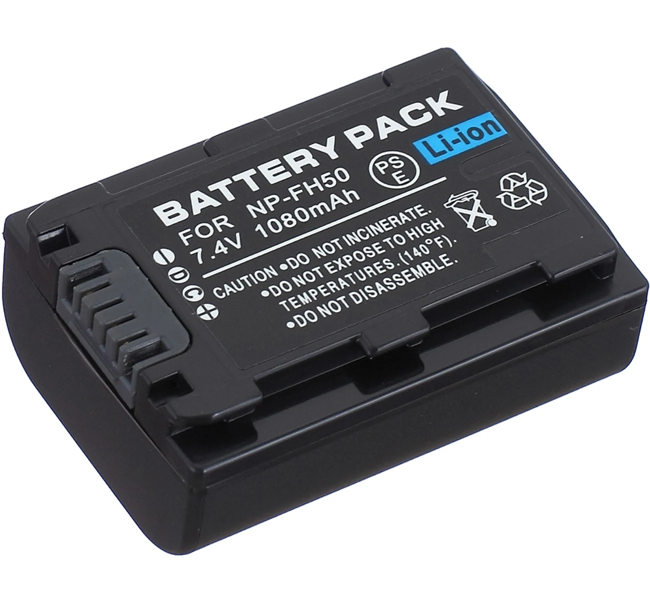 

Battery Pack for Sony DCR-SR190E, DCR-SR200E, DCR-SR210E, DCR-SR220E, DCR-SR290E, DCR-SR300E, DCR-SR300C Handycam Camcorder