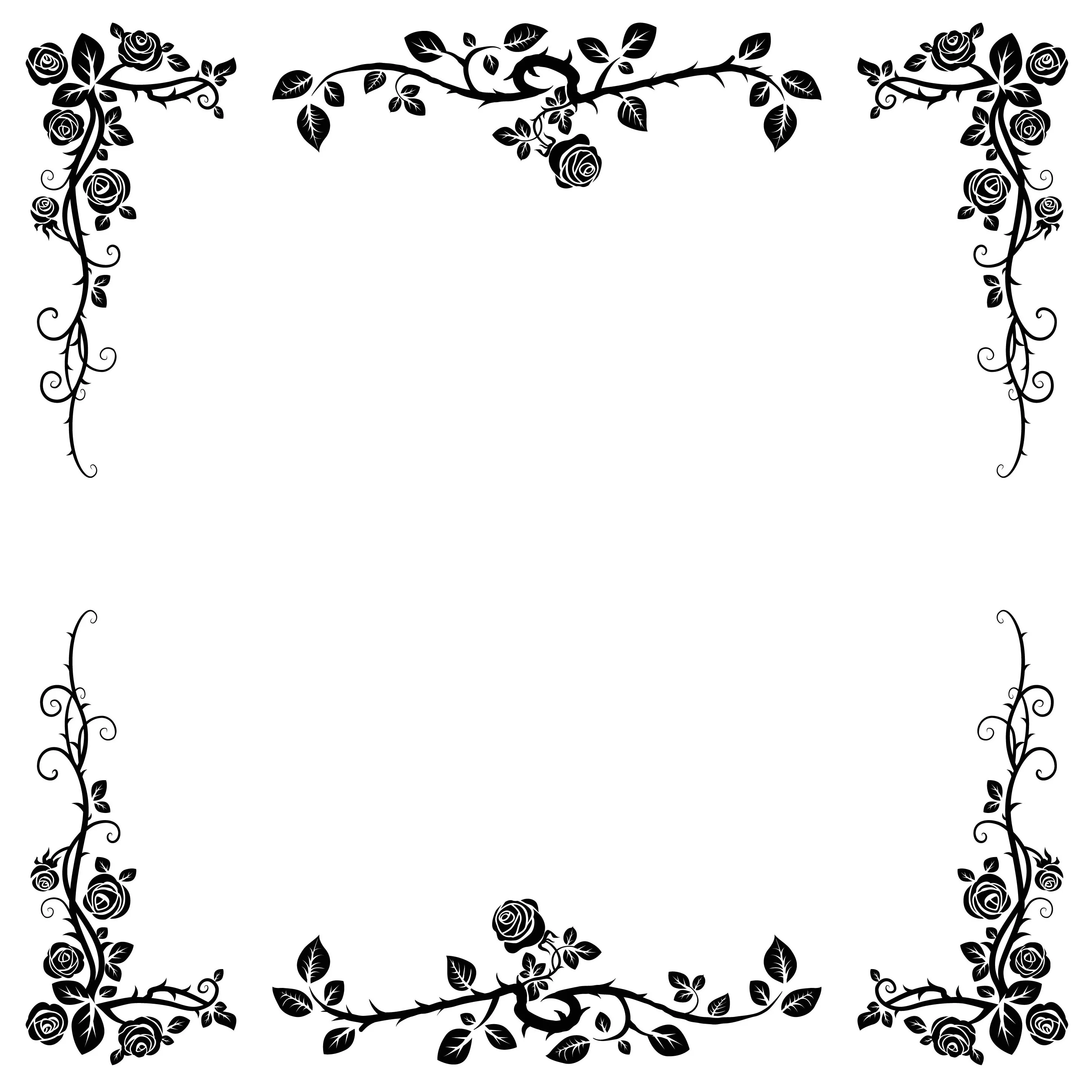 Рамка для фотографий с цветами AZSG прозрачные штампы рукоделия скрапбукинга