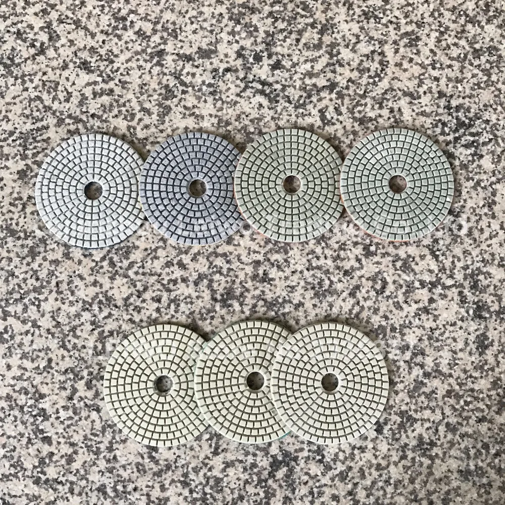 Алмазная влажная полировальная прокладка 4 дюйма (100 мм) гранитные мраморные