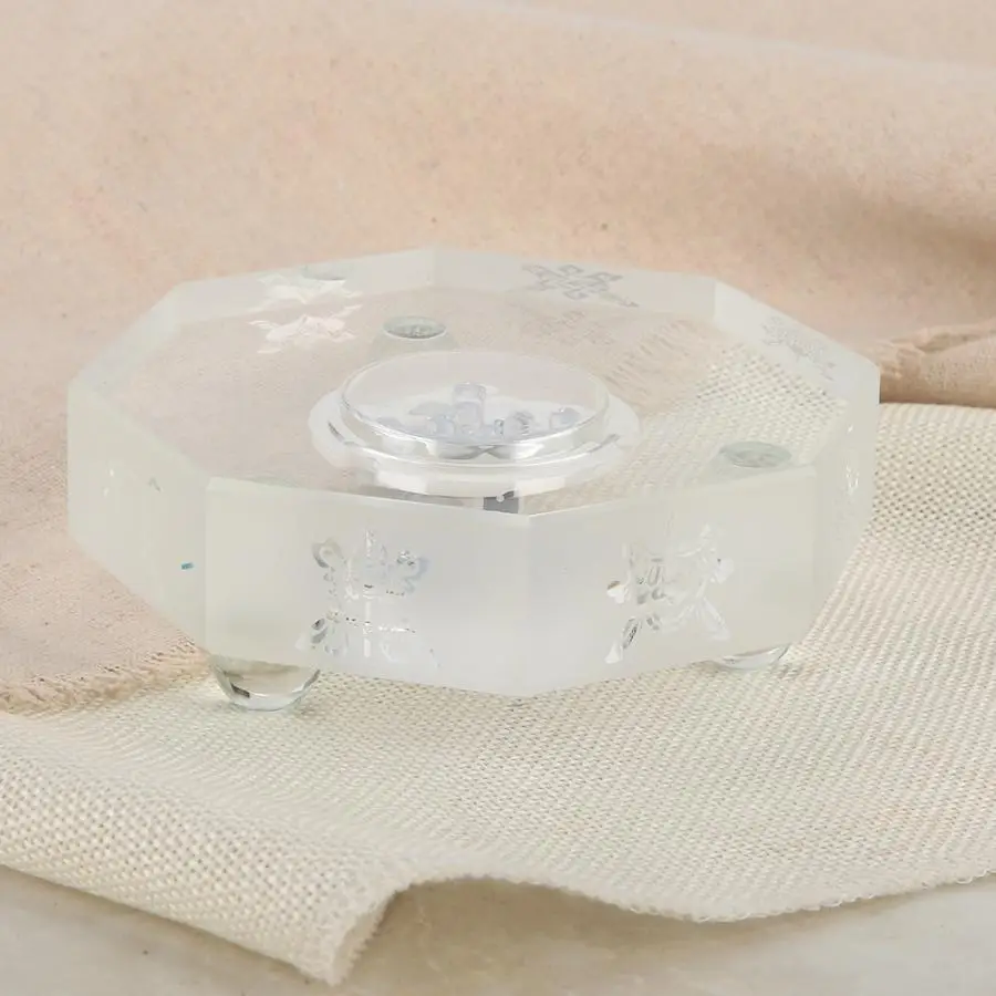 Свадебный мини 3D Хрустальный светодиодный светильник база Будда Дисплей