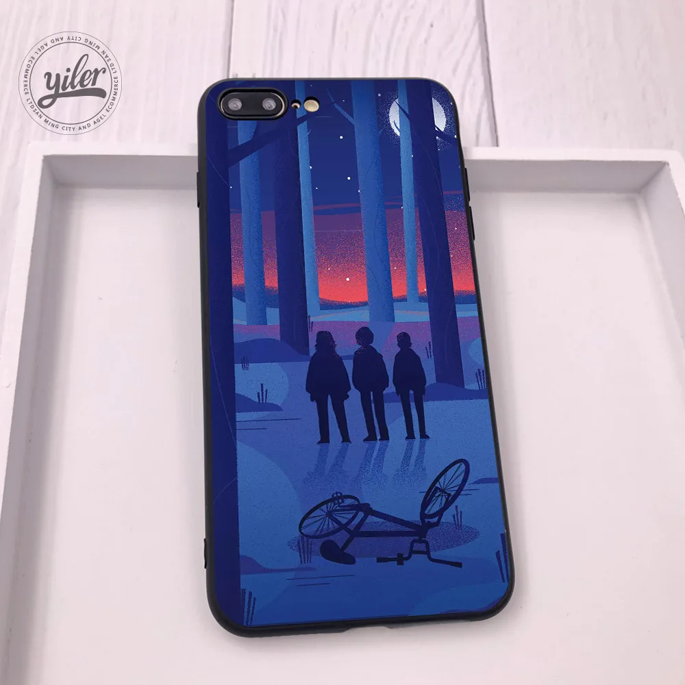 Coque чехол с принтом из сериала "очень странные дела" для iPhone 7 Plus 11 pro XS Max чехол для iPhone 5S, SE 6S 7 8 Plus чехол s для iPhone XR 6 7 8 Plus чехол
