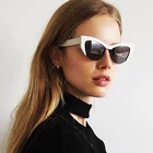 JackJad 2020 Новая мода для женщин с плоскими стеклами и половинной рамкой солнцезащитные очки 