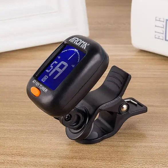 AT-101 хроматический тюнер для гитары бас-укулеле скрипки | Спорт и развлечения