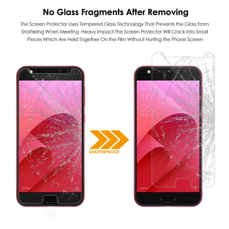 Qosea For Asus Zenfone 4 Selfie Pro ZD552KL Tempered Glass 9H Ultra-thin Clear Protective Film Screen Protector | Мобильные телефоны