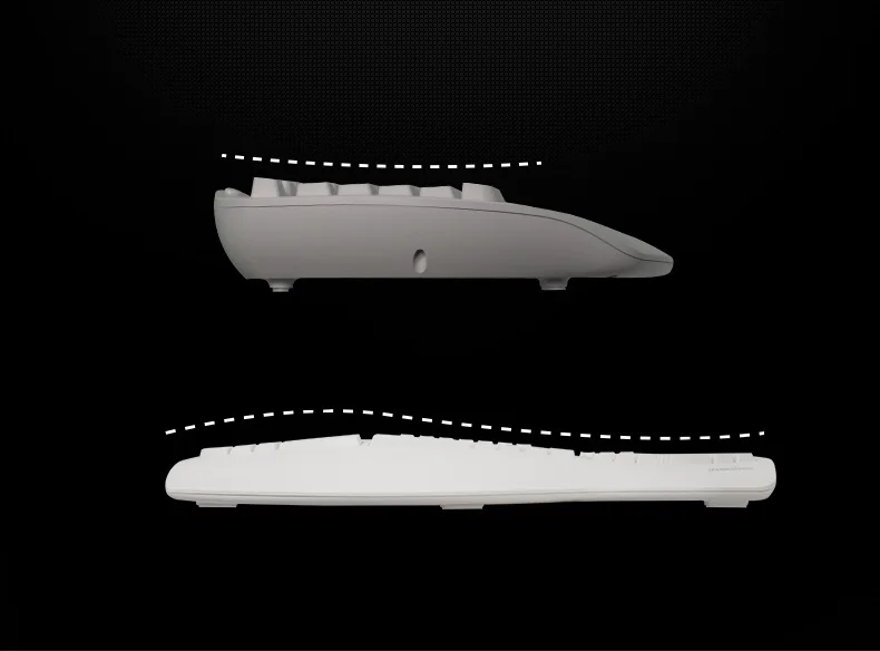 Новая эргономичная мультимедийная клавиатура Perixx PERIBOARD 512II USB удобный обтекаемый