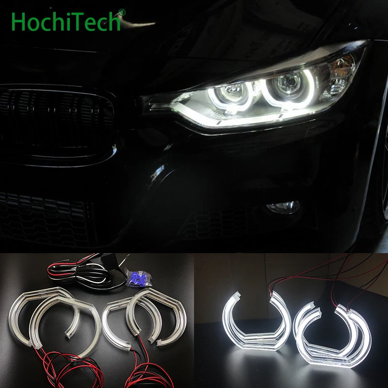 Ультра яркий белый кристалл DTM Стиль LED Ангельские Глазки Halo кольца свет наборы