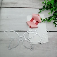 new big bow carbon steel cutting dies stencil craft creative scrapbook stamps dies embossing paper 13 717 5m 1pcs
