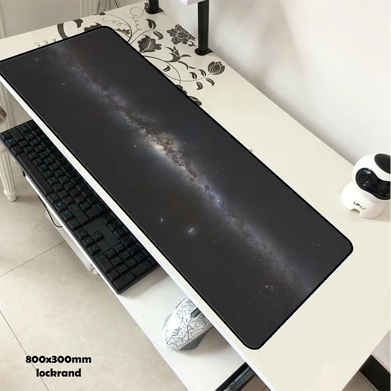 Galaxy коврик для мыши гелевый 80x30 см Коврик красивый компьютерный игровой геймер