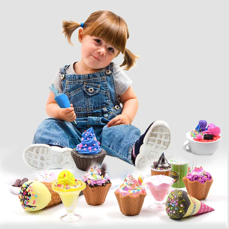 Воздушная глина полимерный Пластилин моделирование торт DIY мягкие креативные