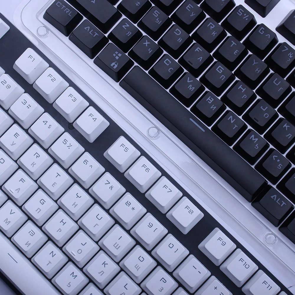 PBT русская испанская французская клавиша для механической клавиатуры MX