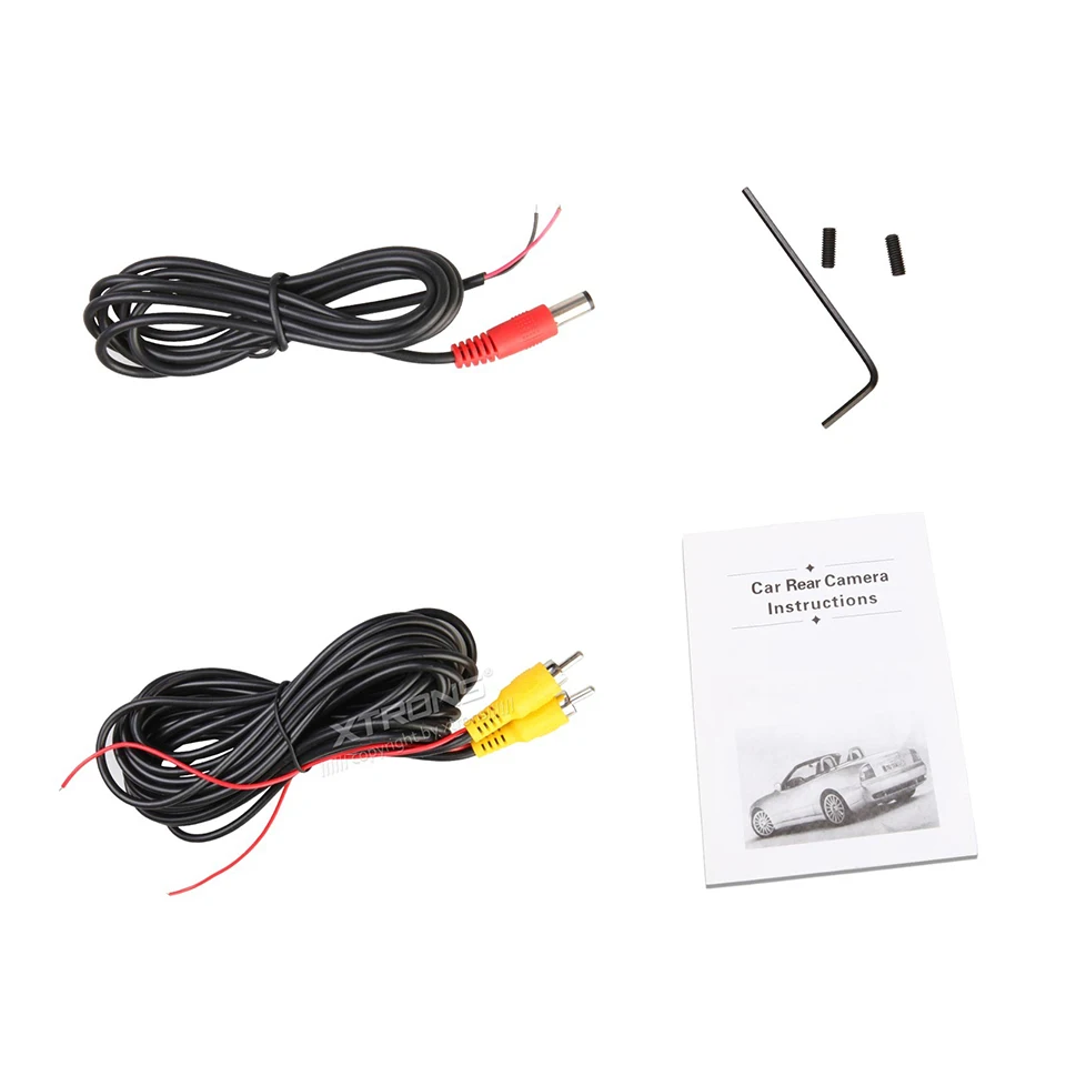 Для номерного знака Европейского HD камера заднего вида для парковки PAL NTSC TV System 6 м