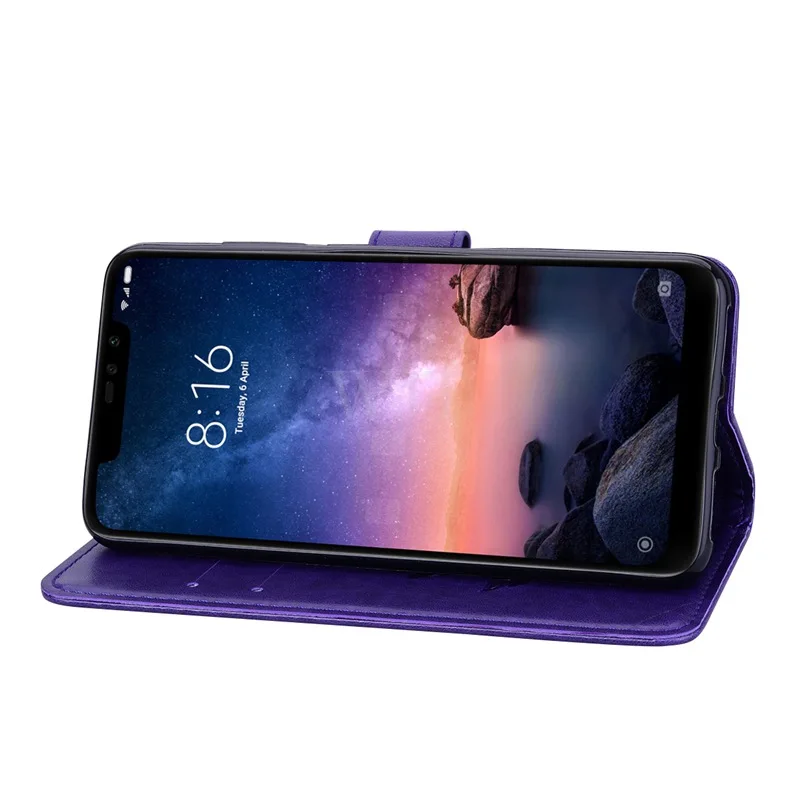 Роскошный кожаный чехол с объемным цветком для Xiaomi Redmi Note 5 5A Prime Note5 Pro откидной