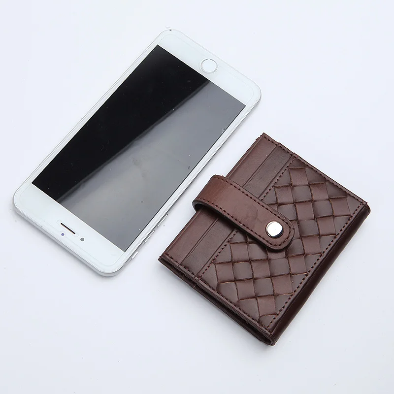 Кожаный чехол кошелек LANSPACE тонкие мужские кошельки модный держатель для карт