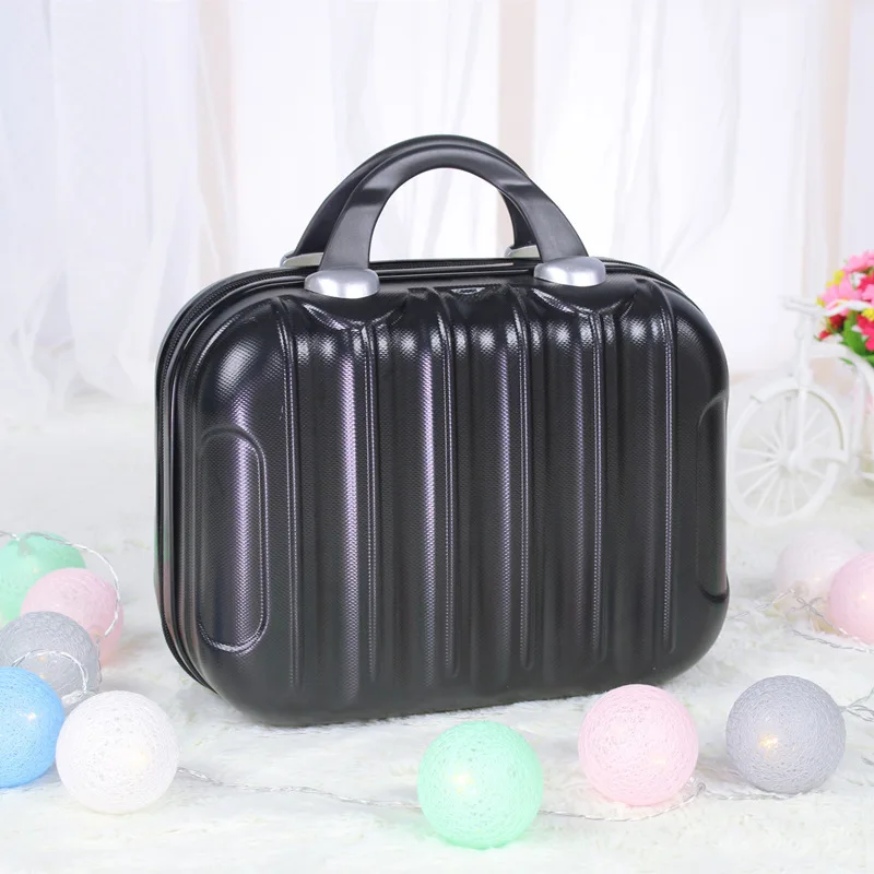 14 дюймов розовый косметический прекрасный мини поездки портативный Malas Duffle Bag