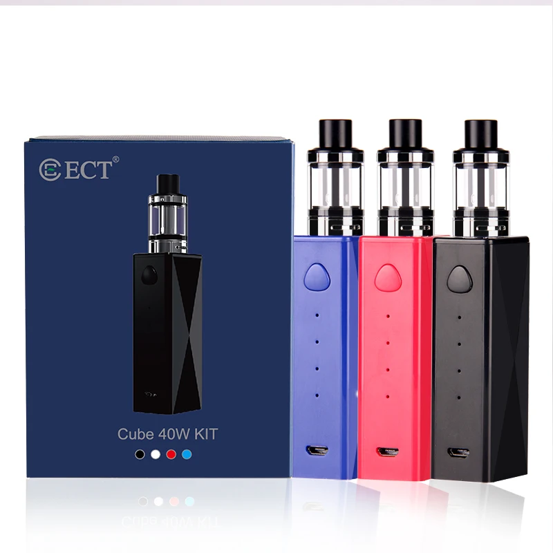 ECT детеныш 40 Mod Kit 2200 mAh электронная сигарета большой парогенератор 2 0 мл Elfin