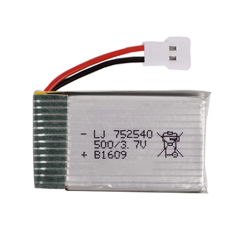 3 7 v 500mAh 752540 Lipo батарея SYMA X5C TK107 M68 CHEERSON CX-30 H5C Дрон 4-осевой самолет JIN XING DA 398 модели