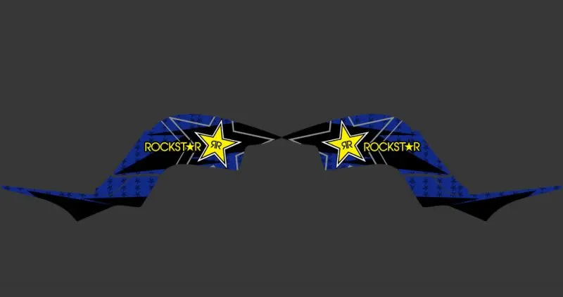 Наклейки для Yamaha RAPTOR 660 новый стиль наклейки графические наборы квадроциклов