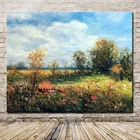 Артикс, большой размер, искусство, деревья, картина маслом на холсте, ручная работа, современный абстрактный пейзаж, Настенная картина для гостиной, украшение для дома