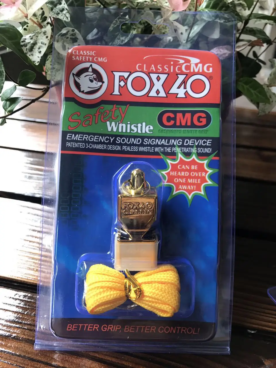 Бесплатная доставка E-PLATING красочные двойной блистер упаковка лиса 40 свисток с CMG