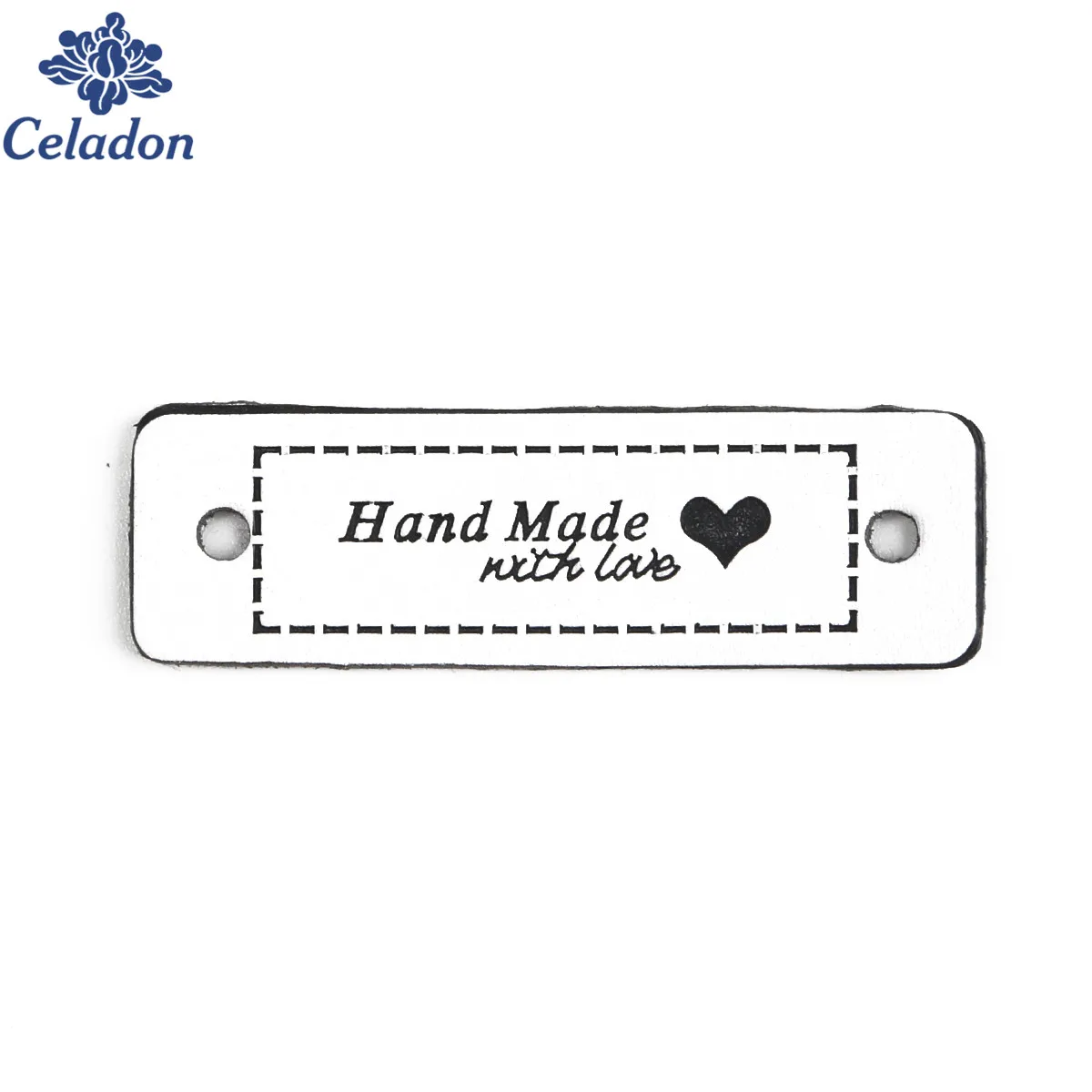 Кожаные бирки ручной работы с сердечками для влюбленных 12 шт./лот подарки