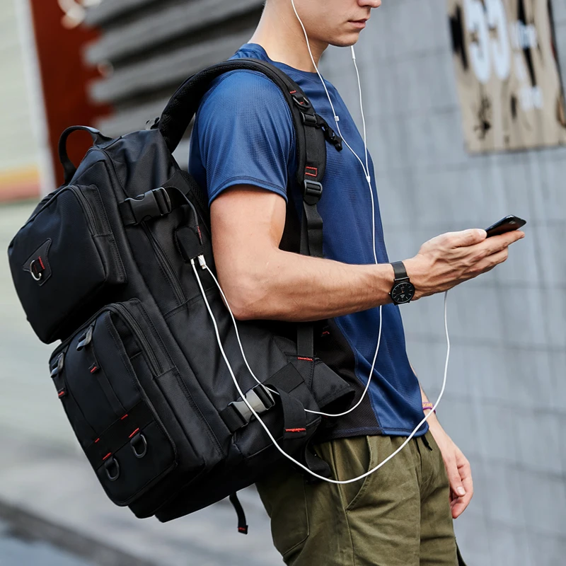 Модный рюкзак 2020 мужской для ноутбука водонепроницаемые дорожные сумки походов
