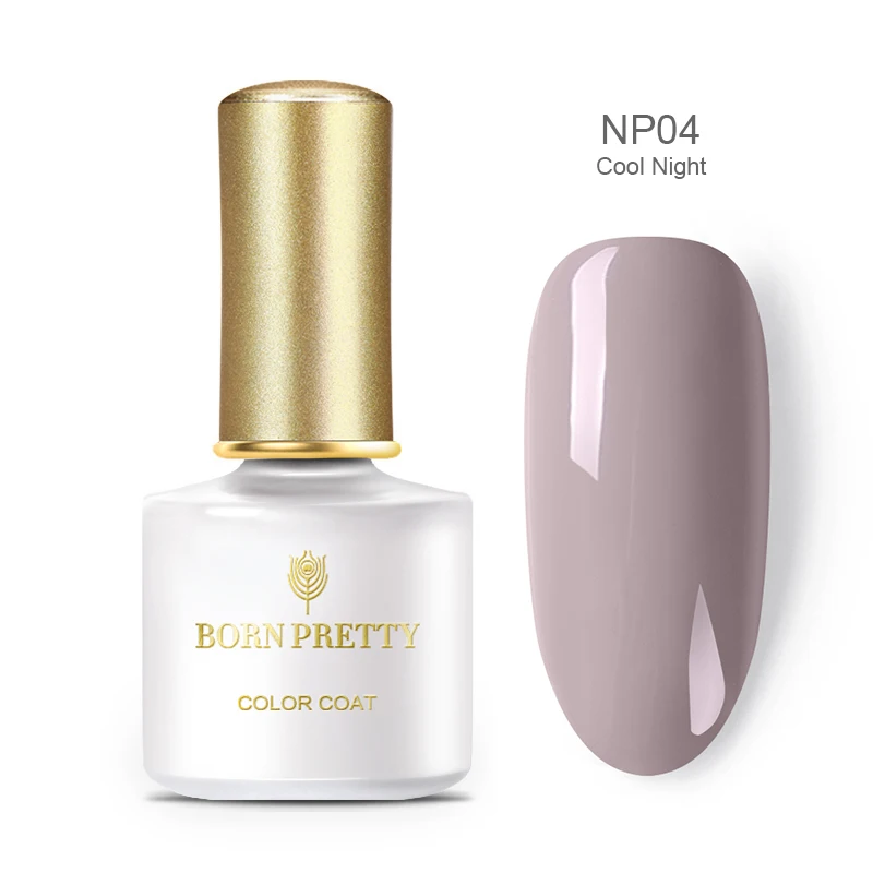 BPNP04 Cool Night BORN PRETTY Morandi Гель-лак для ногтей 6 мл блеск замочить от УФ-гель для дизайна ногтей лак DIY маникюр дизайн - Цвет: BPNP04 Cool Night