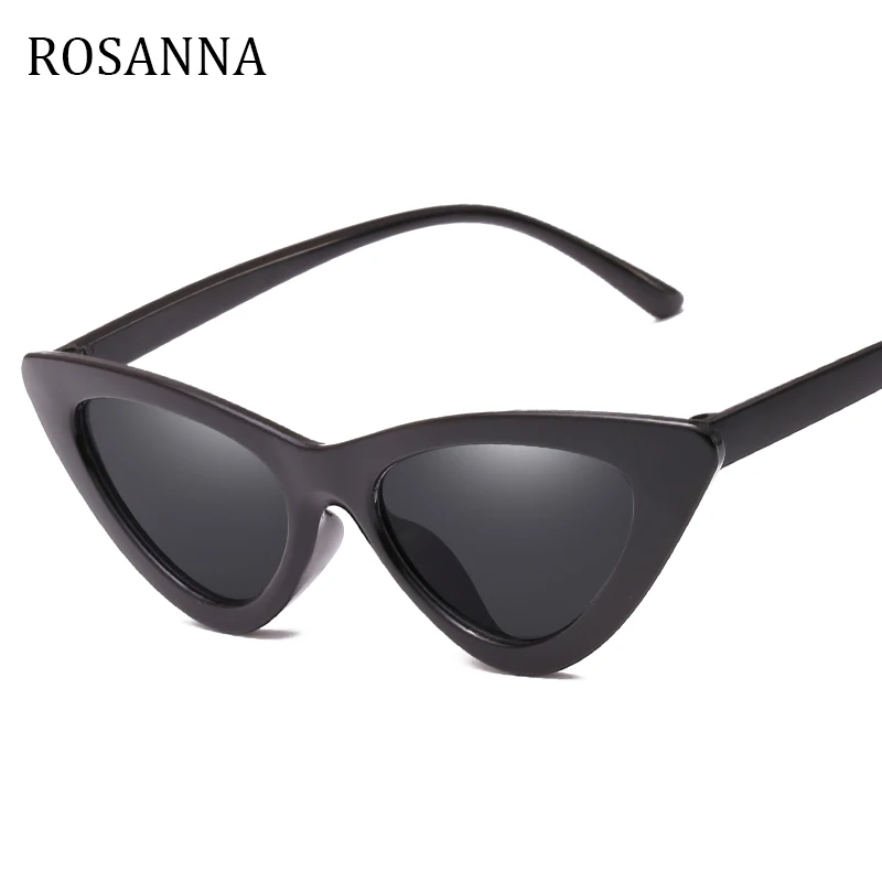 Женские узкие солнцезащитные очки ROSANNA маленькие кошачий глаз конфетных цветов в