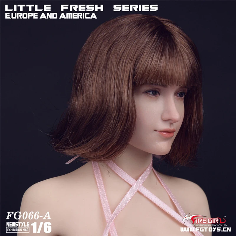 Игрушки Fire Girl 1/6 FG066 Европейская и американская Милая женская резьба на голову для