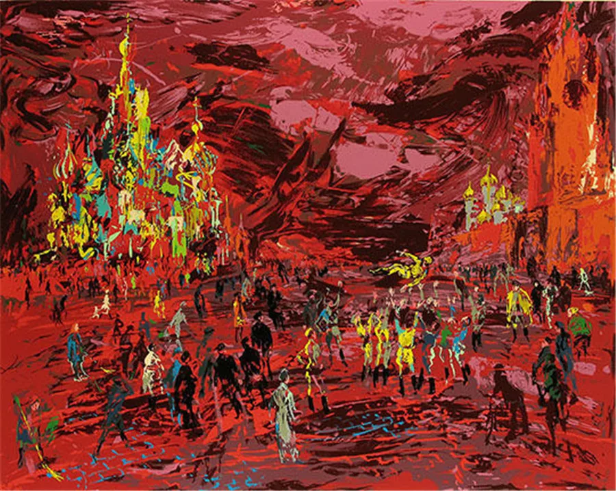 LeRoy Neiman музыка и спорт событие цветной принт Холст Картина гостиная спальня