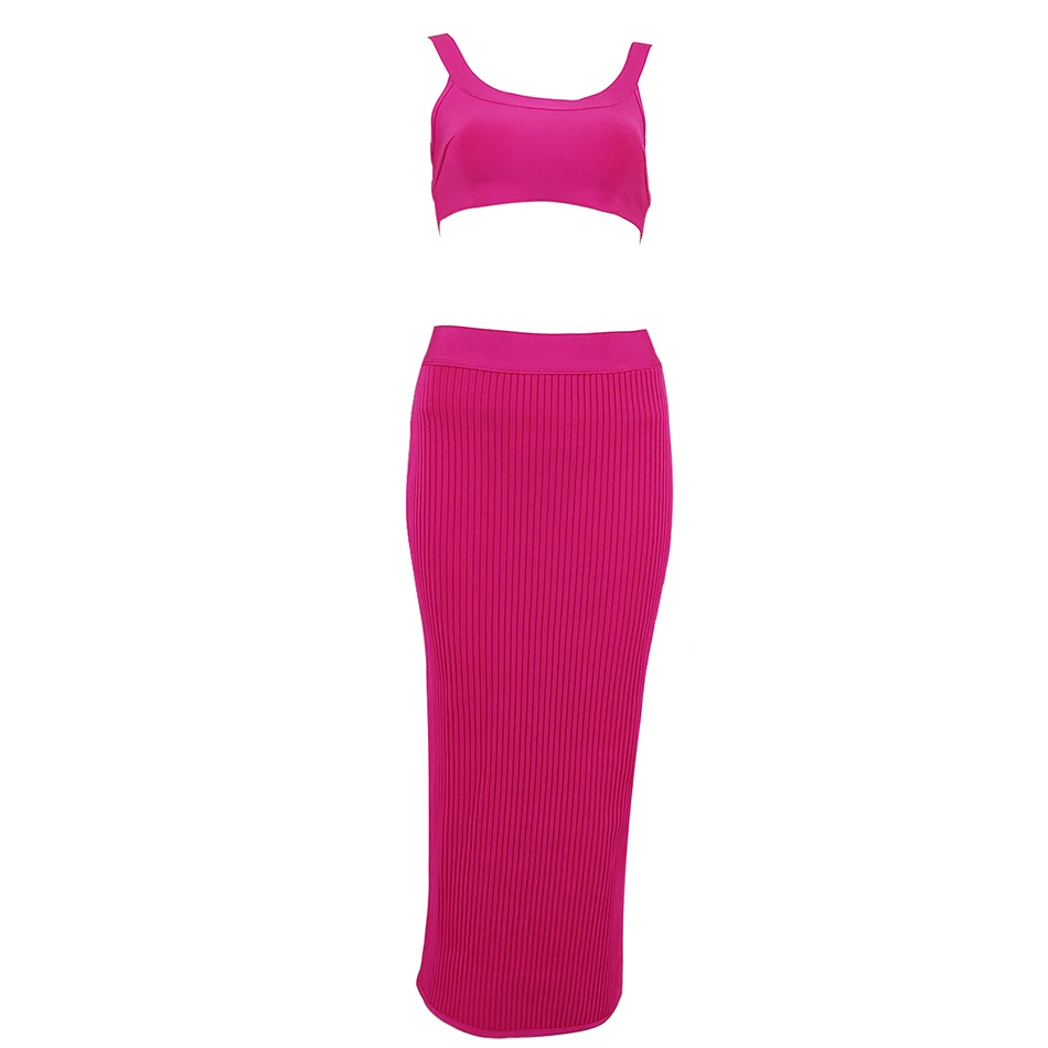 Seamyla 2019 New Fashion Women Suit Sets Sexy Sleeveless 2 Two Pieces Bodycon Night Club Outfits Evening Party Clubwear | Женская одежда