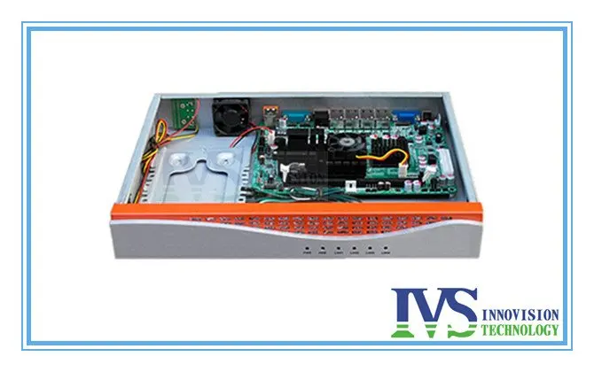 Компактный стильный алюминиевый фронтальный маршрутизатор 1U сервер/сервер
