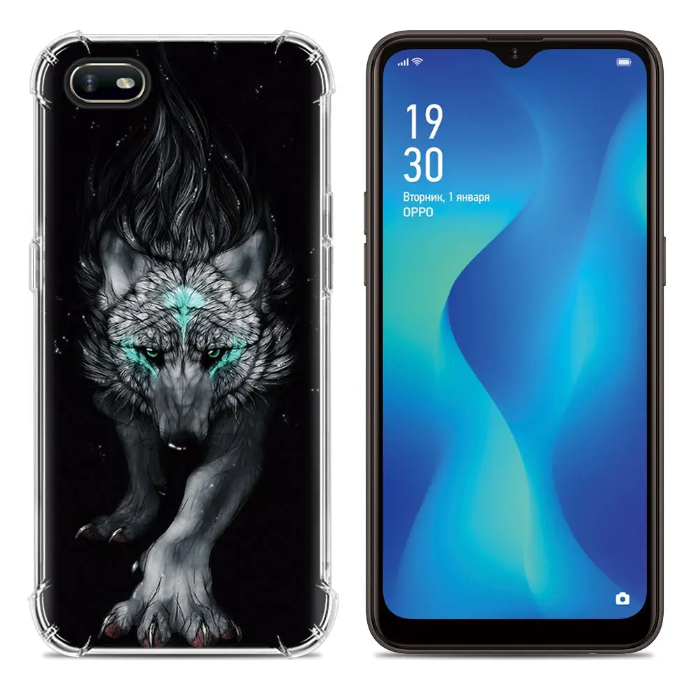 Ударопрочный чехол для телефона для OPPO A1K, 6,1 дюймов, милый мультяшный модный дизайн, мягкий чехол с красочным рисунком - Цвет: 17