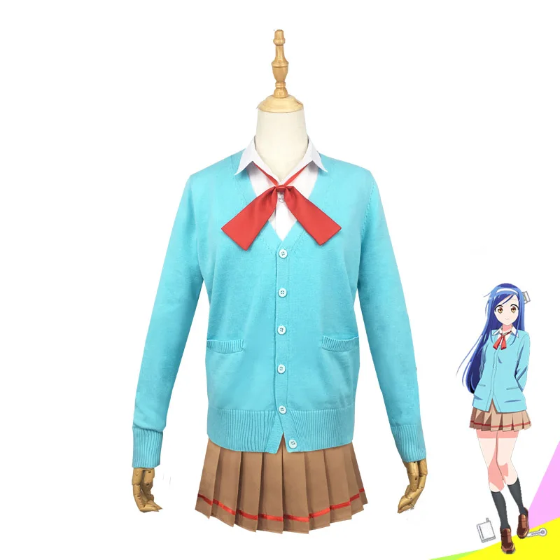 Аниме Bokutachi wa Benkyou ga Dekinai мы никогда не учимся: Косплей BOKUBEN Furuhashi Fumino костюм на
