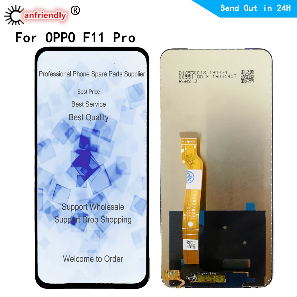 Сенсорный ЖК экран 6 53 дюйма для OPPO F11 pro|Экраны мобильных телефонов| |
