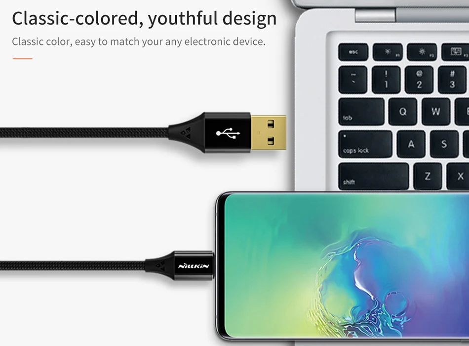 NILLKIN type-C usb кабель type c 5a/40 Вт для huawei для oppo для samsung S10/S10 Plus/S10e/S9 для Xiaomi mi 8 mi 9 Быстрый нейлон