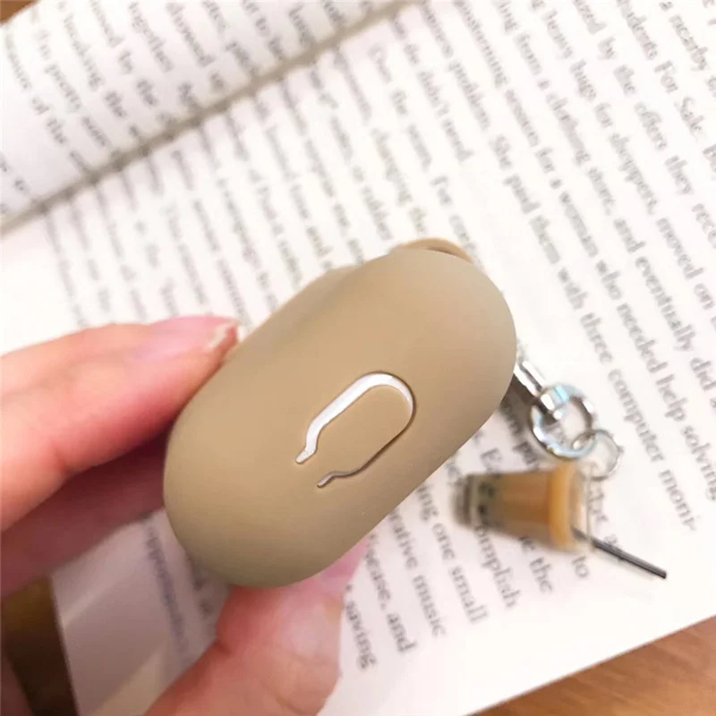 Силиконовый чехол для AirPods, защитный чехол для Apple Airpod, чехол для зарядки, спортивные наушники, висячая пряжка, силиконовый чехол