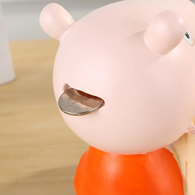 Cartoon Resin Pig Pencil Case Figurines Money Box Home Decor Cute Multifunctional Pen Holder Piggy Bank Crafts Student Gifts | Дом и сад