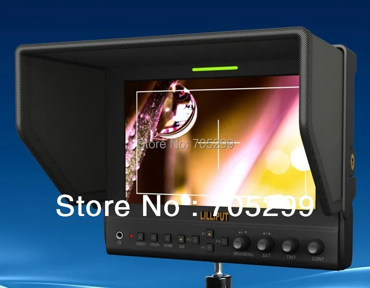 Lilliput 663 7 &quot1280*800 IPS панель на камеру HD полевой монитор и алюминиевый чехол с HDMI