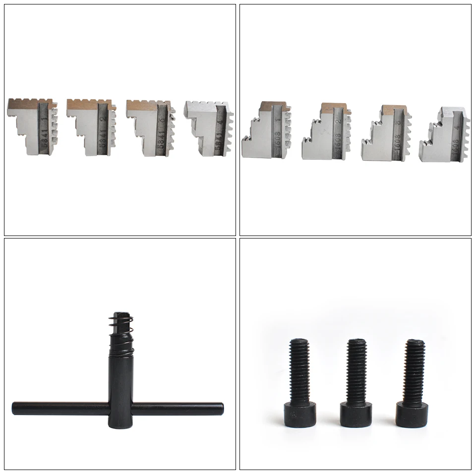 

4 Jaw chuck high-accuracy self-centering chuck K12-100MM drilling chuck Screws Hardened Steel for CNC mini chuck machine