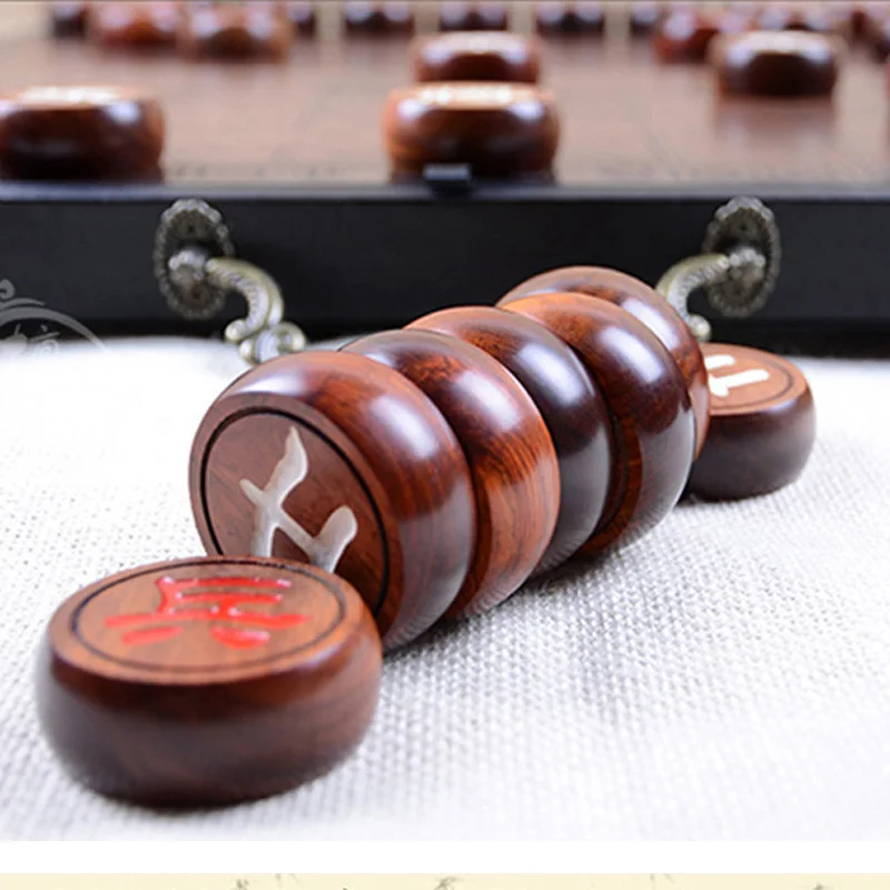 BSTFAMLY китайские шахматы красного дерева сложите коробки Размеры 6 лет игра идти