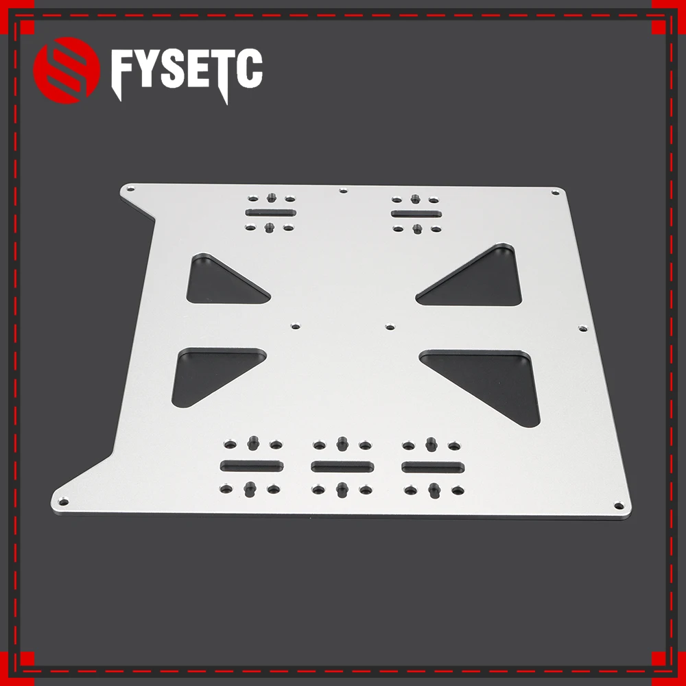 Алюминиевая Y карета анодированная пластина с SC8UU pgrade Prusa i3 V2 Горячая кровать опорная пластина для Prusa i3 RepRap DIY части 3d принтера