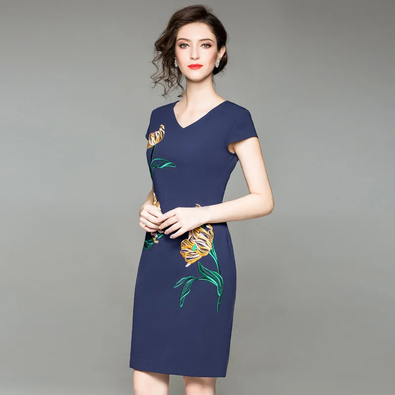 Женское вечернее платье с v-образным вырезом и поясом Черное женское элегантное