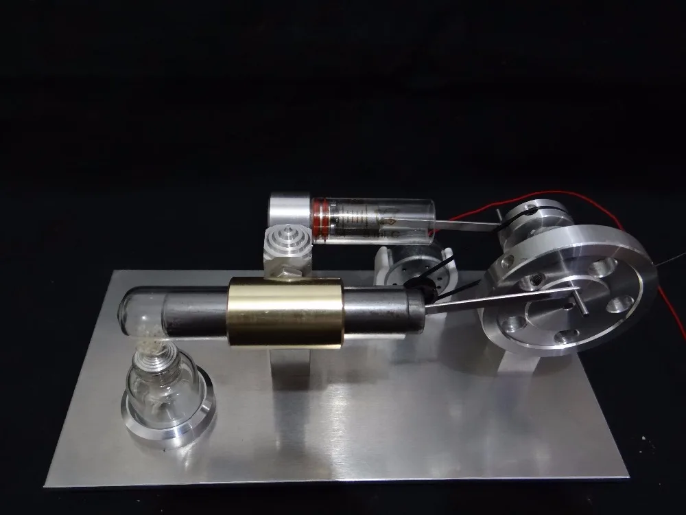 Модель двигателя Stirling с внешним сгоранием подарок на день рождения DIY мини-модель