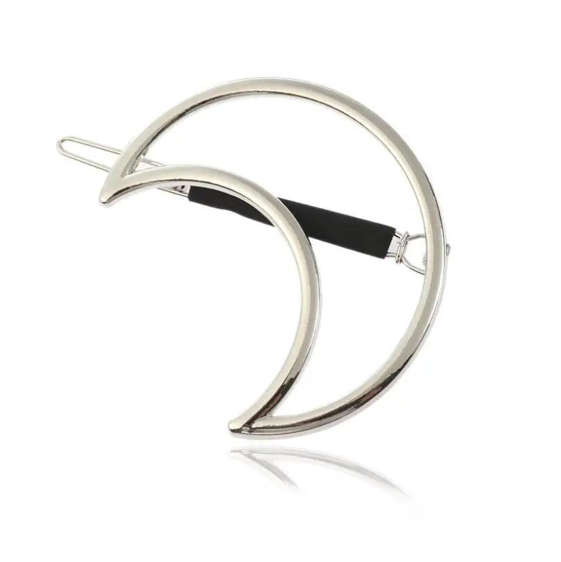 Hair Clip 32 Hfarich Золотой Серебряный металлик в виде звезды луны сердца заколки для волос женские головные уборы заколки для волос кошки минималистичный подарок, аксессуары для волос - Окраска металла: Hair Clip 32