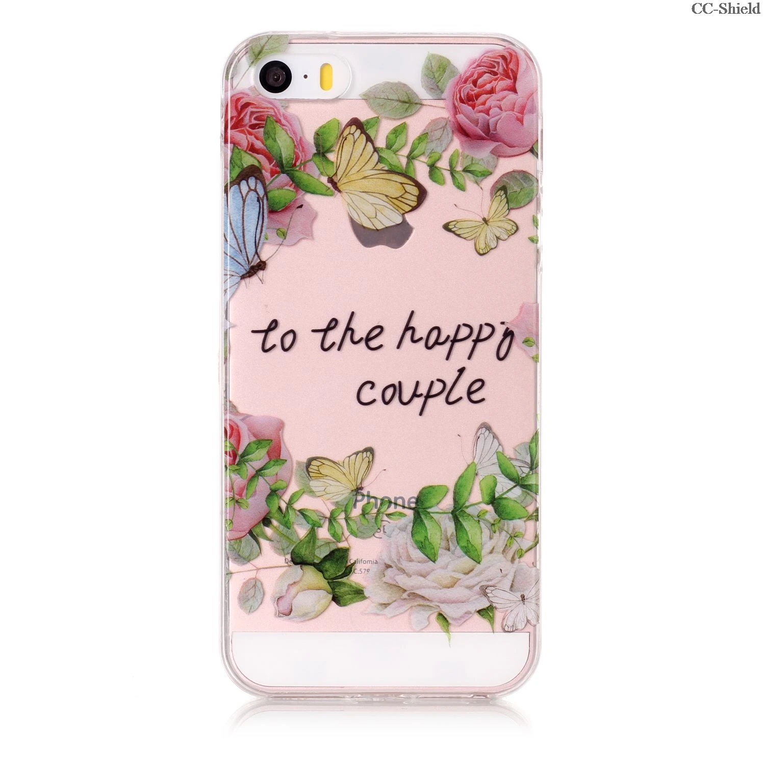 Soft TPU Case for Apple iPhone 5 5S SE Transparent Silicone Phone Cases Cover i iPhone5 iPhone5S case |