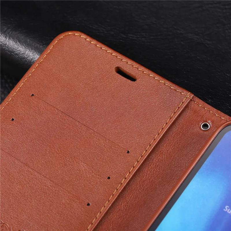 Для Xiaomi Redmi Note7 Pro Чехол, Роскошный футляр из искусственной кожи телефонные чехлы для телефона Redmi Note 7 Pro Чехол кожаный чехол-книжка с защитный чехол