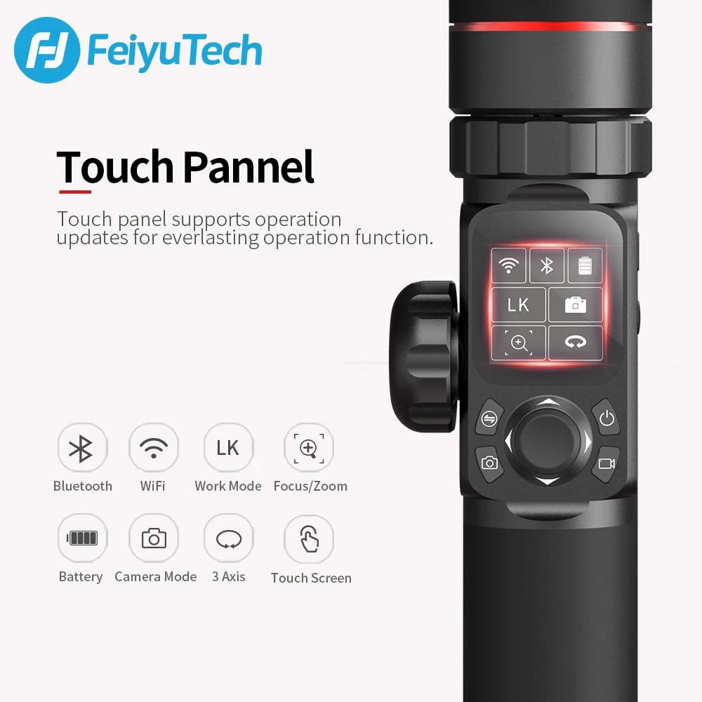FeiyuTech AK4000 карданный комплект 3 осевой Стабилизатор камеры с контролем фокуса для